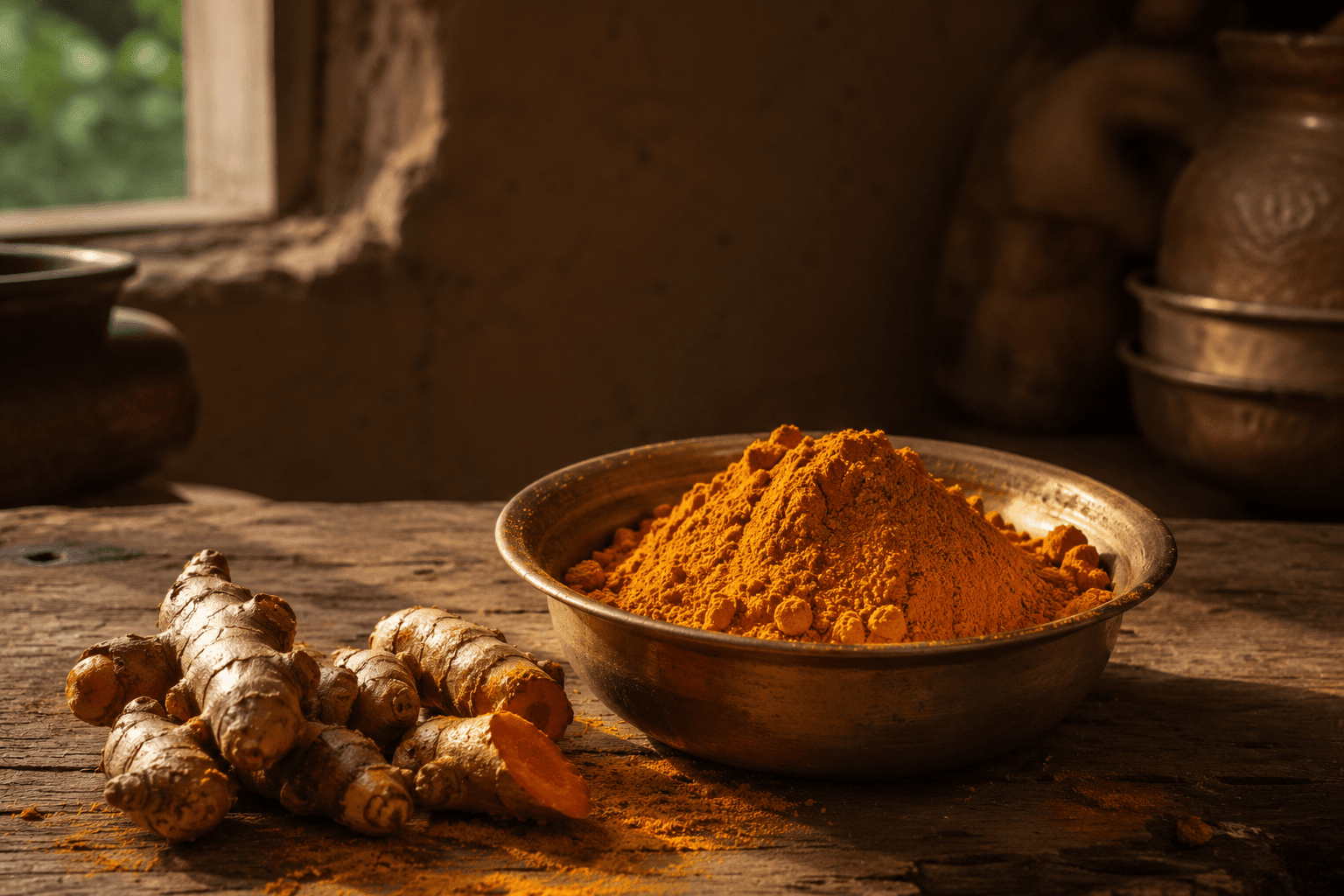 Turmeric Powder: Dug From the Ground, Nothing Added