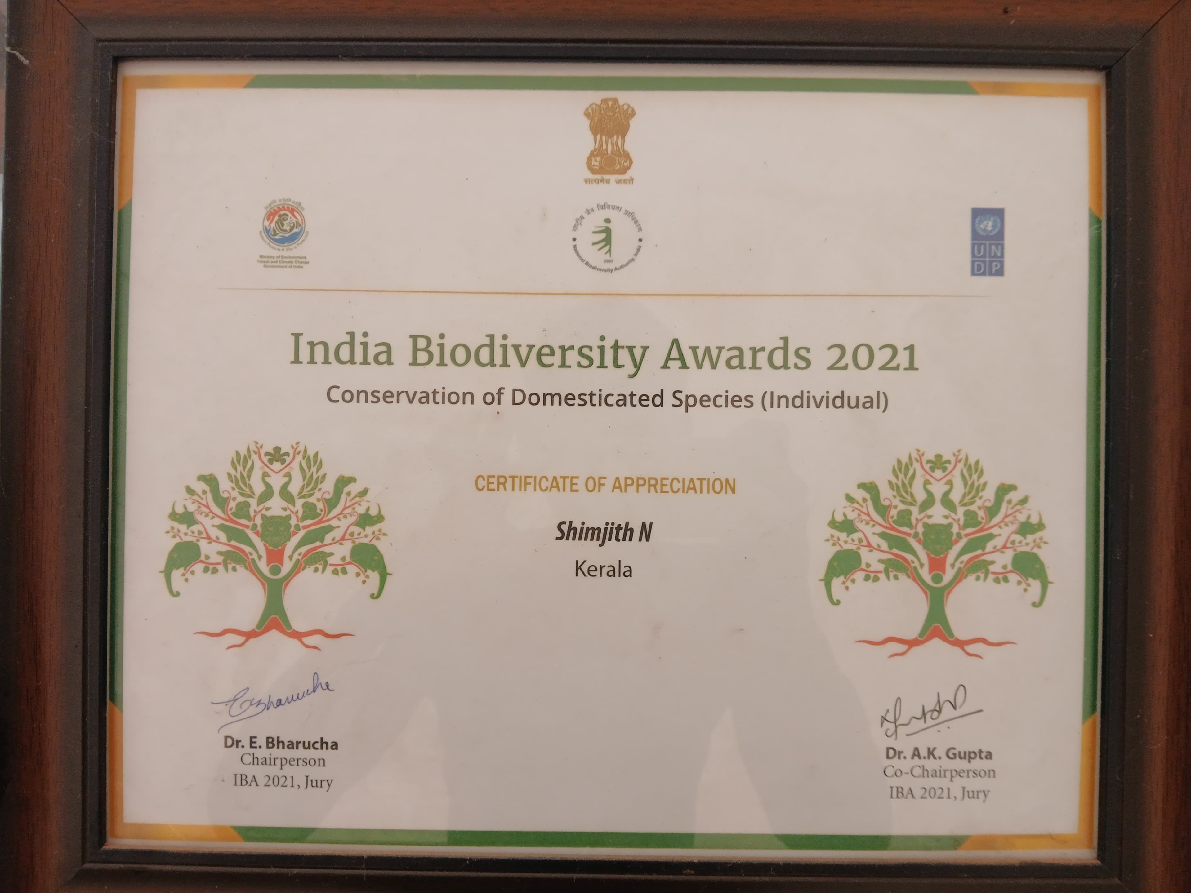 India Biodiversity Awards