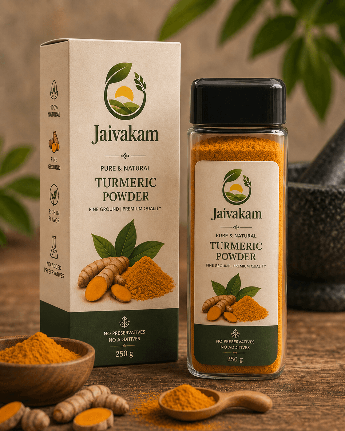 Pure Turmeric Powder (250 g)