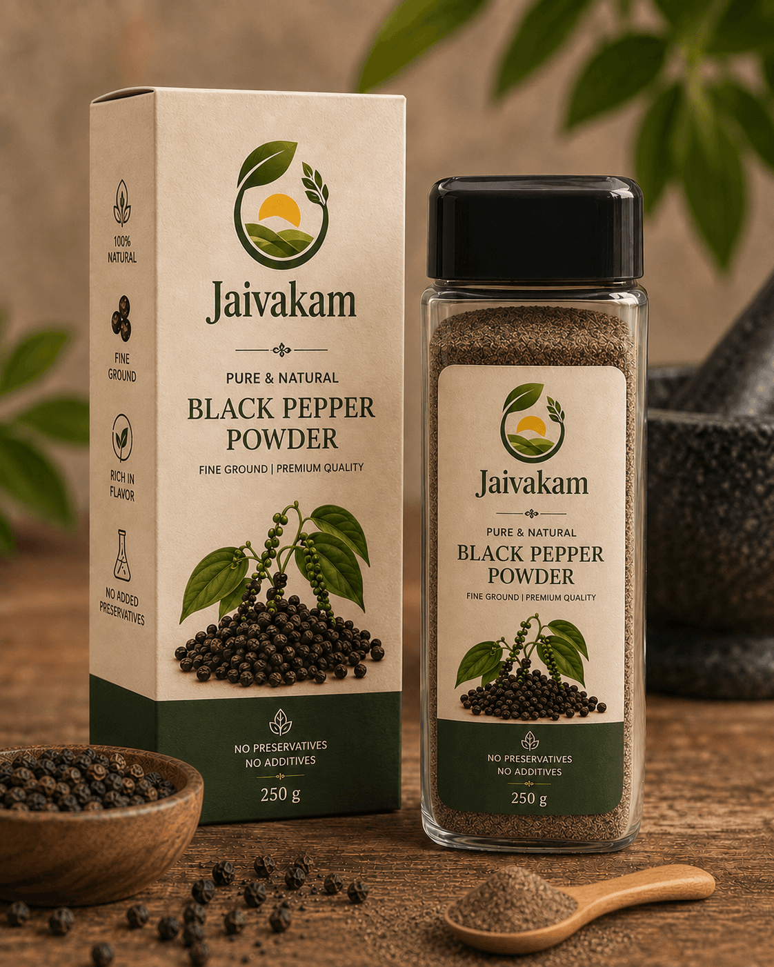 Black Pepper Powder (250 g)